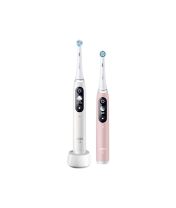 Oral-B Electric Toothbrush, iO6 DuoPack, Rechargeable, For adults, Number of brush heads included 2, Number of teeth brushing