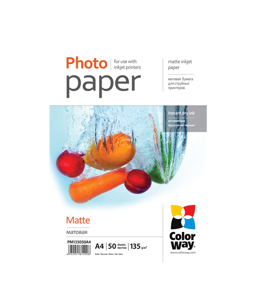 PM135050A4, 135 g/m², A4, A4, Matte Photo Paper
