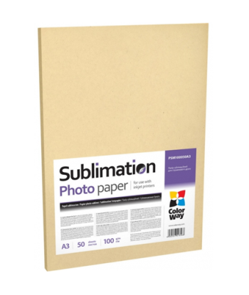 PSM100050A3, 100 g/m², A3, A3, Photo Paper sublimation 50 pcs.