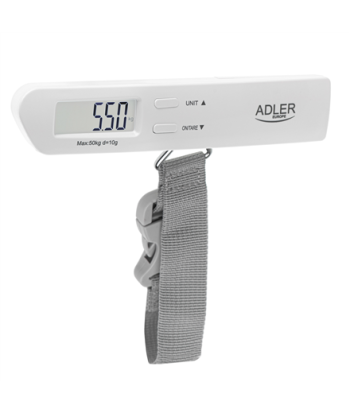Adler, Travel Luggage Scale, AD 8191, Maximum weight (capacity) 50 kg, Low Battery Indicator, Measurement Range: From 50g to