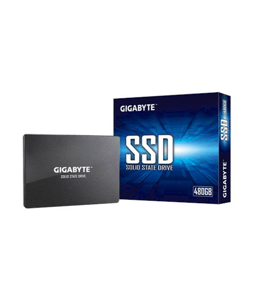 Gigabyte GP-GSTFS31480GNTD 480 GB, SSD interface SATA, Write speed 480 MB/s, Read speed 550 MB/s