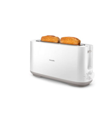 Philips, Toaster, HD2590/00 Daily Collection, Power 870-1030 W, Number of slots 2, Housing material Plastic, White