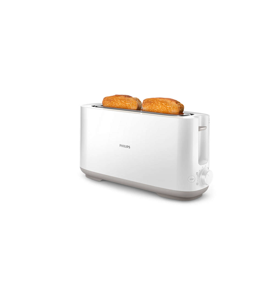 Philips, Toaster, HD2590/00 Daily Collection, Power 870-1030 W, Number of slots 2, Housing material Plastic, White