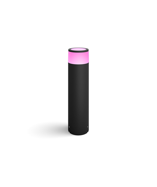 Philips Hue WCA Calla Outdoor Large Bollard, Black | 8 W | 2000-6500 Hue White Colour Ambiance Philips Hue WCA Calla Outdoor Large Bollard, Black | 8 W | 2000-6500 Hue White Colour Ambiance