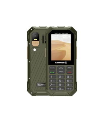 HAMMER 6 LTE Military Edition (Green) Dual SIM 2.4" IPS 240x320/128MB/48MB RAM/SD Card/4G LTE