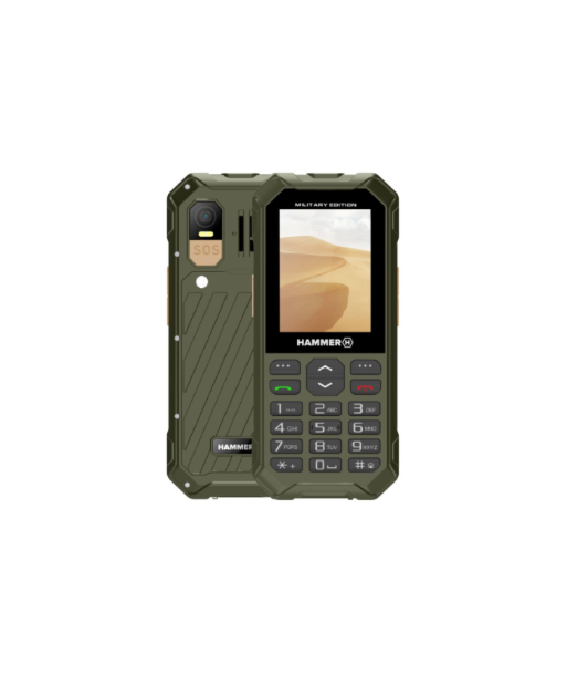 HAMMER 6 LTE Military Edition (Green) Dual SIM 2.4" IPS 240x320/128MB/48MB RAM/SD Card/4G LTE