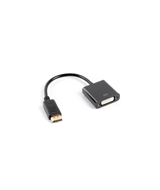 Lanberg Adapter Dual Link DisplayPort 1.2 to DVI-I | AD-0007-BK Lanberg Adapter Dual Link DisplayPort 1.2 to DVI-I | AD-0007-BK
