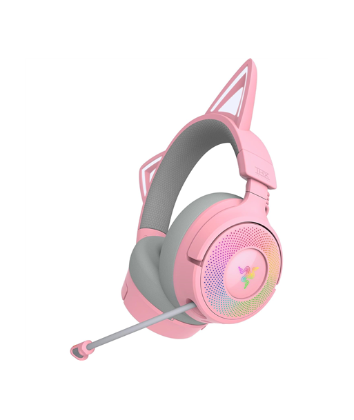 Kõrvaklapid Razer, Kraken Kitty V3 Pro, Wireless/Wired, Over-Ear, Wireless, Quartz Kõrvaklapid Razer, Kraken Kitty V3 Pro, Wireless/Wired, Over-Ear, Wireless, Quartz
