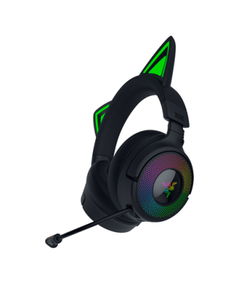 Kõrvaklapid Razer, Kraken Kitty V3 Pro, Bluetooth, Over-ear, Microphone, Wireless, Black