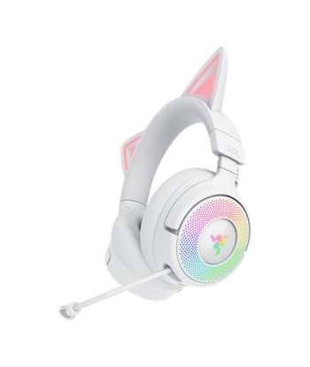 Kõrvaklapid Razer, Kraken Kitty V3 Pro, Bluetooth, Over-ear, Microphone, Wireless, White