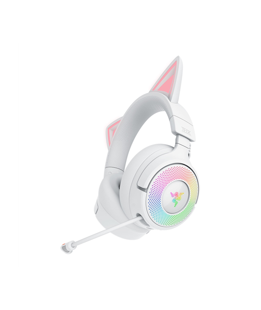 Наушники Razer, Kraken Kitty V3 Pro, Bluetooth, Over-ear, Microphone, Wireless, White Наушники Razer, Kraken Kitty V3 Pro, Bluetooth, Over-ear, Microphone, Wireless, White