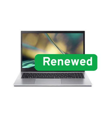 Acer, RENEW Grade A, Aspire 3, 15.6" Display, Intel Core i5, i5-1235U, 32 GB, 1 TB SSD, Intel Iris Xe Graphics, Windows 11 Pro
