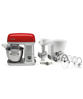 ?Gorenje Kitchen machine MMC1000RLR	 Number of speeds 7 1000 W Bowl capacity 4.5 L Stainless Steel/Red