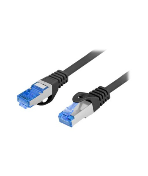 Lanberg Patch cable - CAT 6a, RJ-45 - male, RJ-45 - male, RJ-45 - male to RJ-45 - male, 1 m