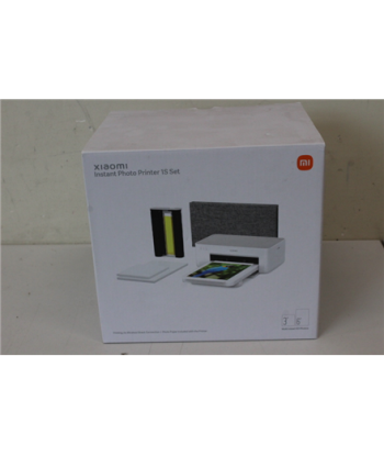 Xiaomi Instant Photo Printer 1S Set EU, Colour, Thermal, Photo Printer, Wi-Fi, Maximum ISO A-series paper size Other, White