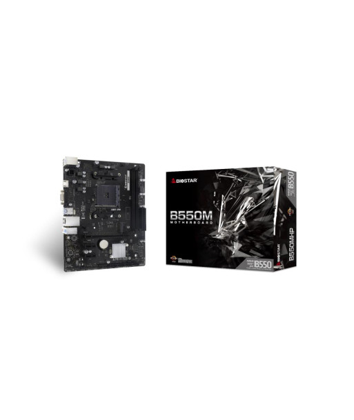 Mainboard BIOSTAR AMD B550 SAM4 Micro-ATX Memory DDR4 Memory slots 2 2xPCI-Express 3.0 1x 1xPCI-Express 3.0 16x 1xPCI-Express Mainboard BIOSTAR AMD B550 SAM4 Micro-ATX Memory DDR4 Memory slots 2 2xPCI-Express 3.0 1x 1xPCI-Express 3.0 16x 1xPCI-Express