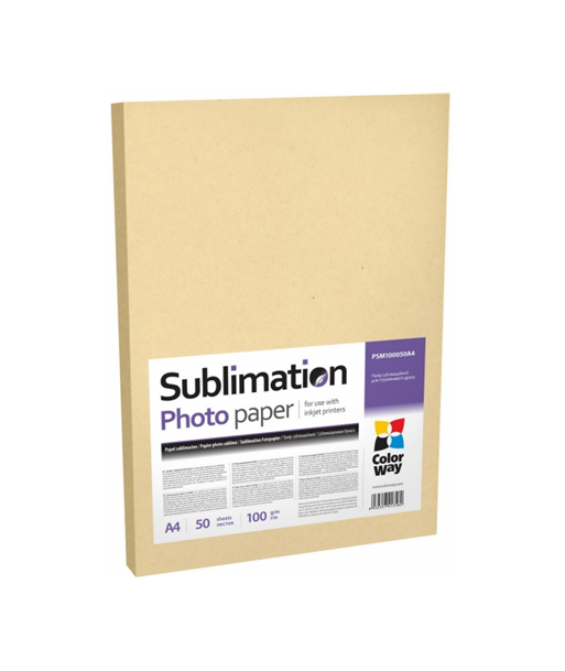 PSM100050A4, 100 g/m², A4, A4, Photo Paper sublimation 50 pcs. PSM100050A4, 100 g/m², A4, A4, Photo Paper sublimation 50 pcs.