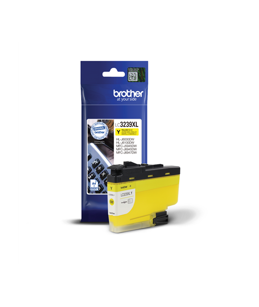 Brother High-yield Ink Cartridge, LC3239XLY, Ink, Yellow