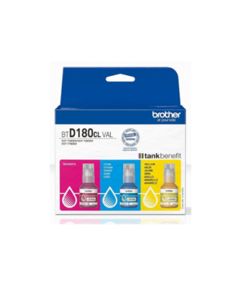 Brother BTD180CL | Ink refill | Yellow, Cyan, Magenta