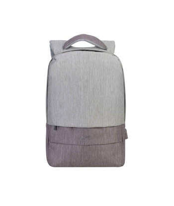Sülearvuti kott ANTI-THEFT 15.6"/7562 GREY/MOCHA RIVACASE