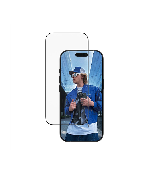 PanzerGlass iPhone 2025 6.3", iPhone 16 Pro, Ultra- Wide Fit w. EasyAligner, PanzerGlass