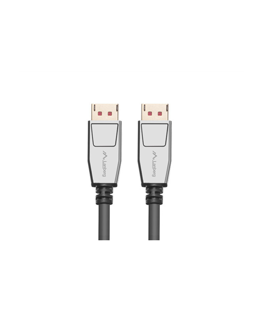 Lanberg DisplayPort M/M Cable 20 PIN V1.4 1M 8K 60HZ Black | Lanberg