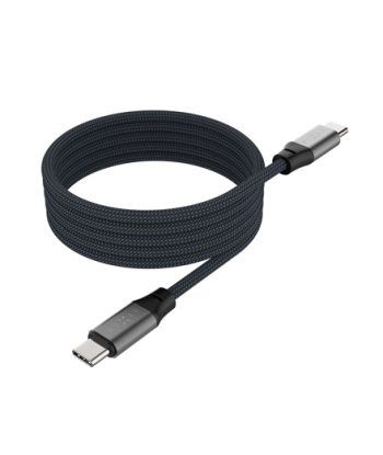 Fixed | Magnetic Braided Cable USB-C/USB-C, USB 2.0, Gray | FIXDBM-CC12-GR