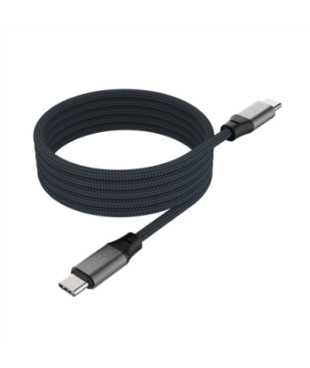 Fixed | Magnetic Braided Cable USB-C/USB-C, USB 2.0, Gray | FIXDBM-CC2-GR