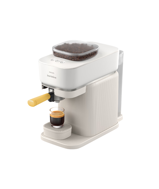 Philips Coffee maker, BAR300/03 Baristina, Pump pressure 16 bar, Semi-automatic, 122.8 W, White