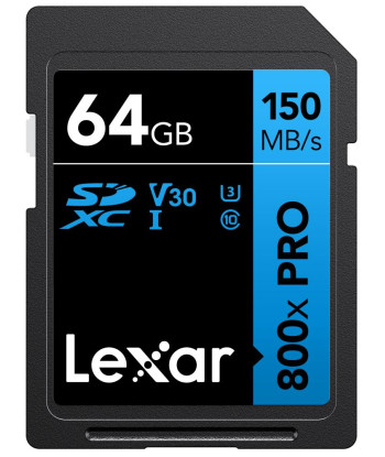 MEMORY SDXC 64GB UHS-I/LSD0800P064G-BNNNG LEXAR
