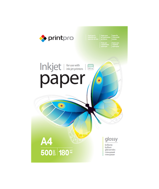 ColorWay PrintPro Glossy Photo Paper, 180g/m, A4, 500pcs.