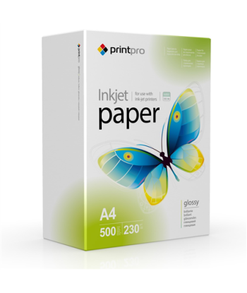 Fotopaber ColorWay PrintPro Glossy, 230g/m, A4, 500pcs.