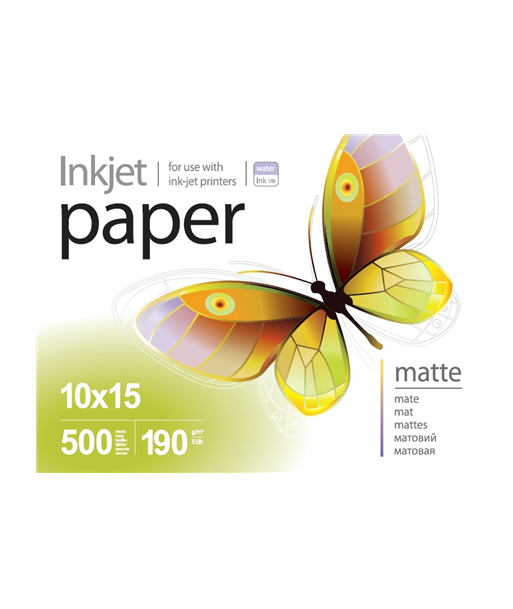 ColorWay PrintPro Matte Photo Paper, 190g/m, 10x15, 500pcs.