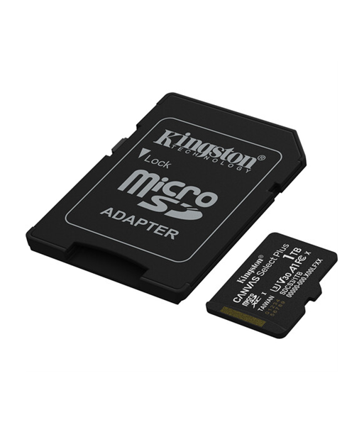 Kingston Canvas Select Plus 1TB microSD Class 10 + ADP Kingston Canvas Select Plus 1TB microSD Class 10 + ADP