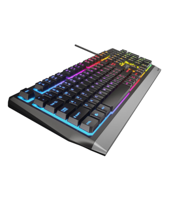 Genesis, Rhod 300 RGB, Black, Gaming keyboard, Wired, RGB LED light, US, 1.75 m