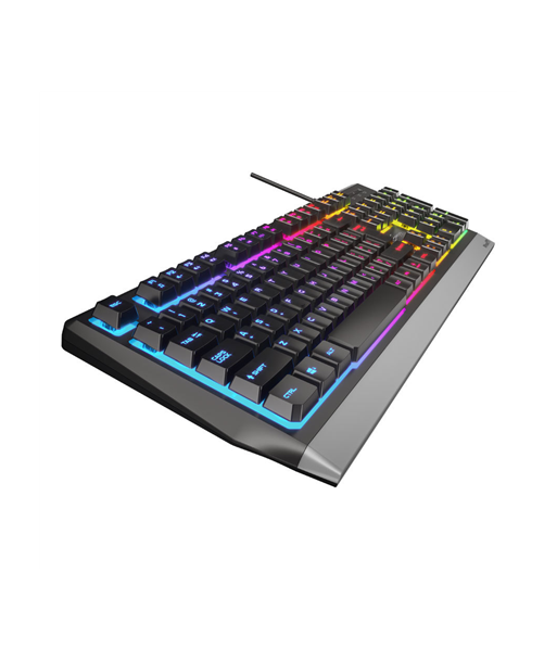 Mänguklaviatuur Genesis, Rhod 300 RGB, Black, Wired, RGB LED light, US, 1.75 m