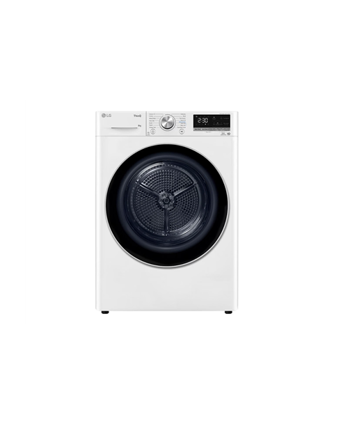 LG RH80V9AV3N Dryer Machine, C, Front loading, 8 kg, LED, Depth 66 cm, Wi-Fi, White | LG LG RH80V9AV3N Dryer Machine, C, Front loading, 8 kg, LED, Depth 66 cm, Wi-Fi, White | LG