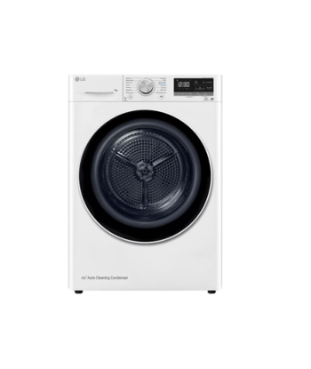 Сушилка LG RH90V9AV4N, C, Front loading, 9 kg, LED, Depth 66 cm, Wi-Fi, White | LG