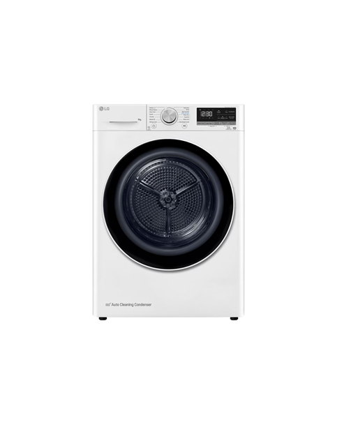 Сушилка LG RH90V9AV4N, C, Front loading, 9 kg, LED, Depth 66 cm, Wi-Fi, White | LG Сушилка LG RH90V9AV4N, C, Front loading, 9 kg, LED, Depth 66 cm, Wi-Fi, White | LG