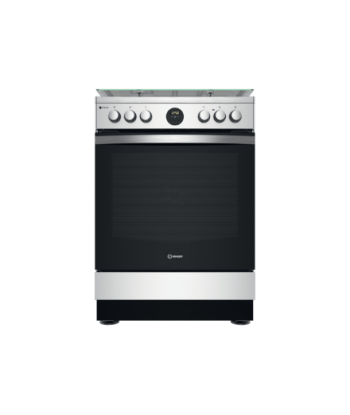 Плита INDESIT, IS67G8CHX/E/1, Hob type Gas, Oven type Electric, Stainless steel, Width 60 cm, Depth 60 cm, 73 L