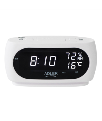 Adler LED clock with thermometer | AD 1186