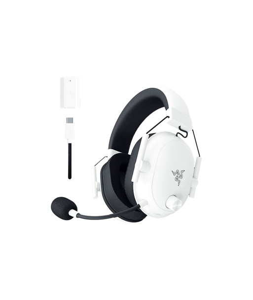Razer, Gaming Headset, BlackShark V2 HyperSpeed, Wireless/Wired, Over-Ear, Microphone, Noise canceling, Wireless, White Razer, Gaming Headset, BlackShark V2 HyperSpeed, Wireless/Wired, Over-Ear, Microphone, Noise canceling, Wireless, White