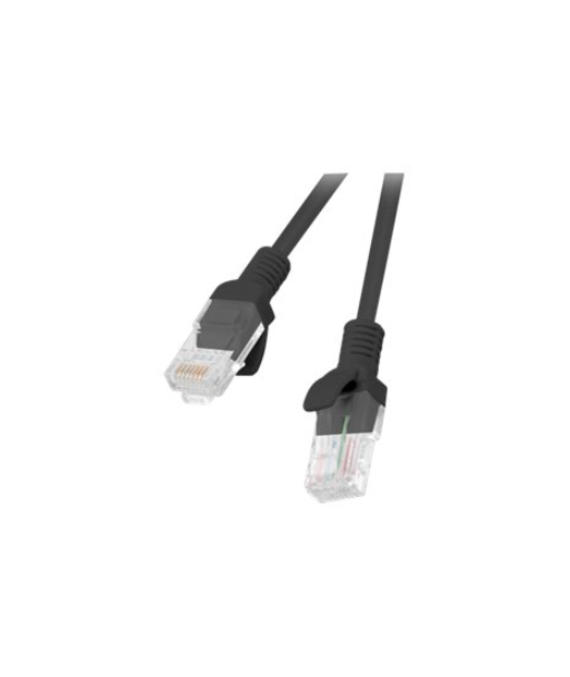 Lanberg Patchcord CAT.6 UTP fluke passed | PCU6-10CC-0025-BK | 0.25 m