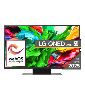 ТВ LG 43" 4K/Smart 3840x2160 Wireless LAN Bluetooth webOS Black 43QNED86A3C