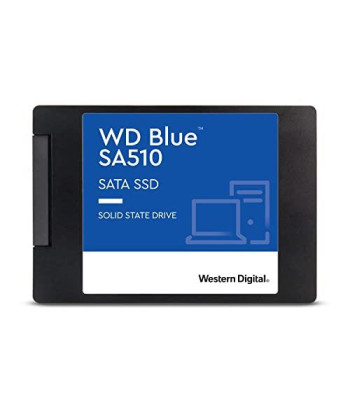 SSD WESTERN DIGITAL Blue SA510 4TB SATA 3.0 Write speed 520 MBytes/sec Read speed 560 MBytes/sec 2,5" TBW 600 TB MTBF 1750000