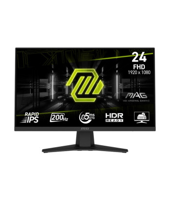 LCD Monitor MSI MAG 244F 23.8" Gaming Matte Panel IPS 1920x1080 16:9 200Hz 0.5 ms Colour Black MAG244F