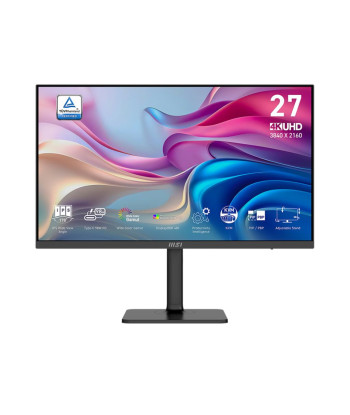 LCD Monitor MSI MODERN MD272UPHG 27" Business/4K Matte Panel IPS 3840x2160 16:9 60Hz 4 ms Speakers Colour Black MODERNMD272UPHG