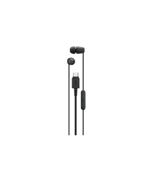 Sony IER-EX15C USB-C Wired Earbuds with Mic, Black | Sony
