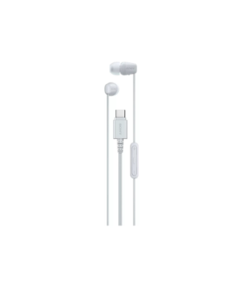 Sony IER-EX15C USB-C Wired Earbuds with Mic, White | Sony