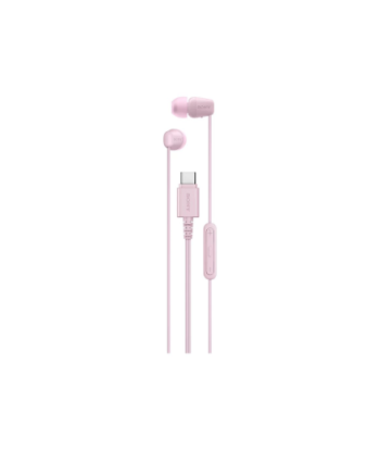 Sony IER‑EX15C USB‑C Wired Earbuds with Mic, Pink | Sony